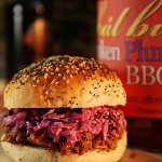 Beer Basted BBQ Pulled Pork and Slaw Burger